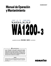 Komatsu GALEO WA1200-3 Manual De Operación Y Mantenimiento