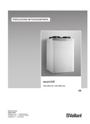 Vaillant recoVAIR VAR 360/4E Instrucciones De Funcionamiento