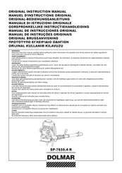 Dolmar SP-7650.4 R Manual De Instrucciones Original