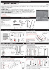 Keter SPRINGFIELD 6X6 Instrucciones De Ensamblado