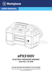 Westinghouse ePX3100V Manual Del Usuario