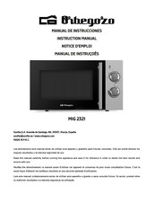 Orbegozo MIG 2321 Manual De Instrucciones
