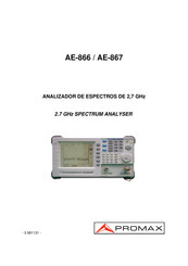 Promax AE-867 Manual De Instrucciones