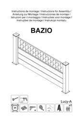 VENTE-UNIQUE BAZIO Instrucciones De Montaje