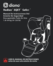 Diono Radian 3QXT Manual De Instrucciones