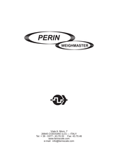 Perin WeighMaster 1500 Manual Del Operador