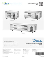 True TRCB-36-HC Manual De Instalación