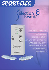 SPORT-ELEC Selection 6 Beaute Manual De Utilización