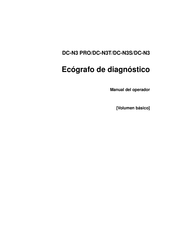 Mindray DC-N3 PRO Manual Del Operador