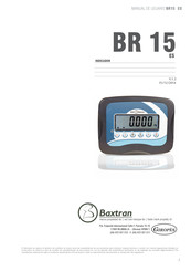 Baxtran BR 15 Manual De Usuario