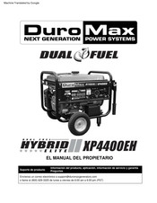 DUROMAX HYBRID ELITE XP4400EH El Manual Del Propietario