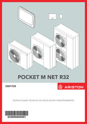 Ariston POCKET M NET R32 Instrucciones Técnicas De Instalación Y Mantenimiento