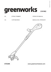 GreenWorks STG305 Manual Del Operador