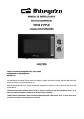 Orbegozo MIG 2530 Manual De Instrucciones