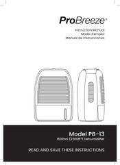 Probreeze PB-13 Manual De Instrucciones