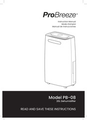 Probreeze PB-08 Manual De Instrucciones