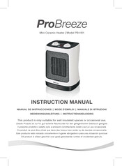 ProBreeze PB-H01 Manual De Instrucciones