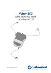 Custo Med Holter ECG Instrucciones De Uso