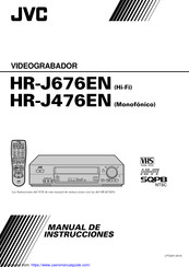 JVC HR-J476EN Manual De Instrucciones