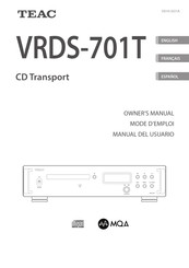 Teac VRDS-701T Manual Del Usuario