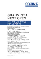 Costan GRANVISTA NEXT OPEN H22 LARGE Instrucciones De Uso Para El Usuario