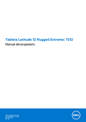 Dell Latitude 12 Rugged Extreme 7212 Manual Del Propietário