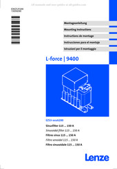 Lenze L-force 9400 EZ3 A200 Serie Instrucciones Para El Montaje
