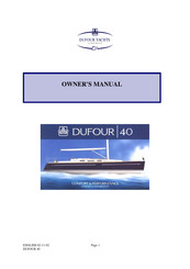 Dufour Yachts 40 Manual Del Usuario