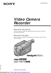 Sony HandycamVision CCD-TRV75 Manual De Instrucciones