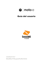 Motorola moto e Guia Del Usuario