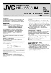 JVC HR-J6608UM Manual De Instrucciones