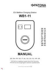 PATONA WB1-11 Manual