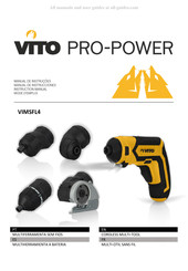 VITO PRO-POWER VIMSFL4 Manual De Instrucciones