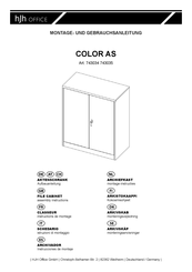 hjh OFFICE COLOR AS 743034 Instrucciones De Instalacion Y Uso