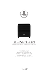 JL Audio XDM300/1 Manual Del Propietário