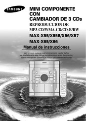 Samsung MAX-X56 Manual De Instrucciones