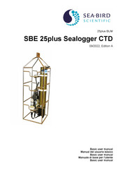 Sea-Bird Scientific SBE 25plus Sealogger CTD Manual Del Usuario Básico