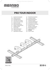 Menabo PRO TOUR INDOOR Instrucciones De Montaje