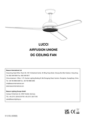 LUCCI AIRFUSION UNIONE Manual De Instrucciones