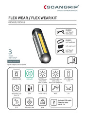 SCANGRIP FLEX WEAR Manual De Instrucciones