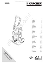 Kärcher K 3.550 Manual