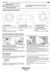 Hotpoint FA5 841 P IX HA Guía Rápida