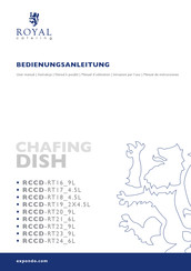 Royal Catering RCCD-RT17 4.5L Manual De Instrucciones