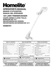 Homelite HOMST01 Manual Del Operador