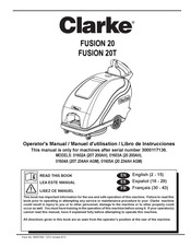 Clarke Ultra Speed 20T 200AH Libro De Instrucciones