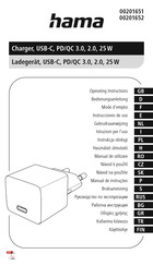 Hama 00201652 Instrucciones De Uso