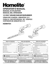 Homelite HOMHT01 Manual Del Operador