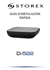 Storex D-522 Guía De Instalación Rápida