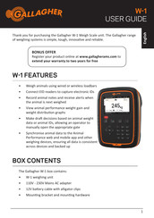 Gallagher W-1 Manual Del Usuario