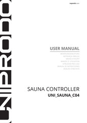 UNIPRODO UNI SAUNA C04 Manual De Instrucciones